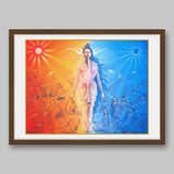 Solar and Lunar Nadis – High Quality Print of Artwork by Pieter Weltevrede - Sagar World