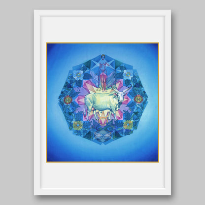 Taurus - High Quality Print of Artwork by Pieter Weltevrede - Home Decor - Sagar World