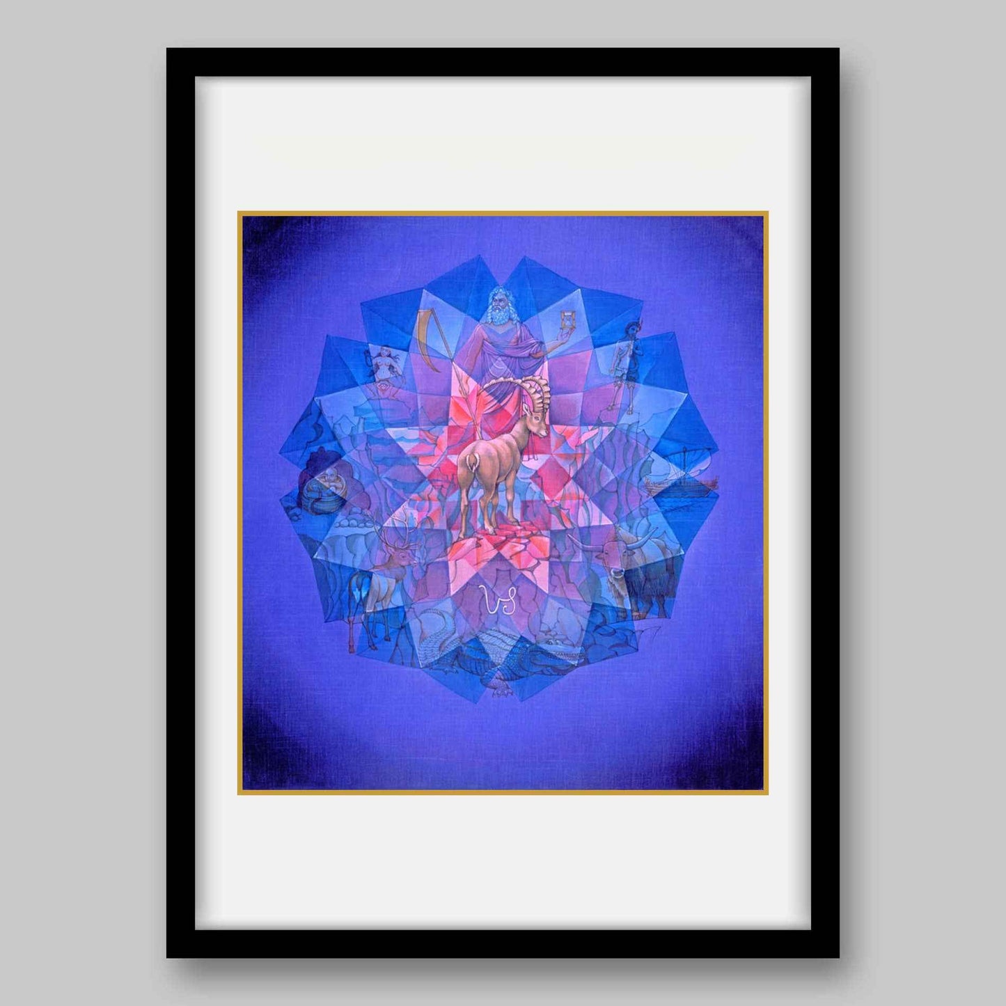 Capricorn- High Quality Print of Artwork by Pieter Weltevrede - Home Decor