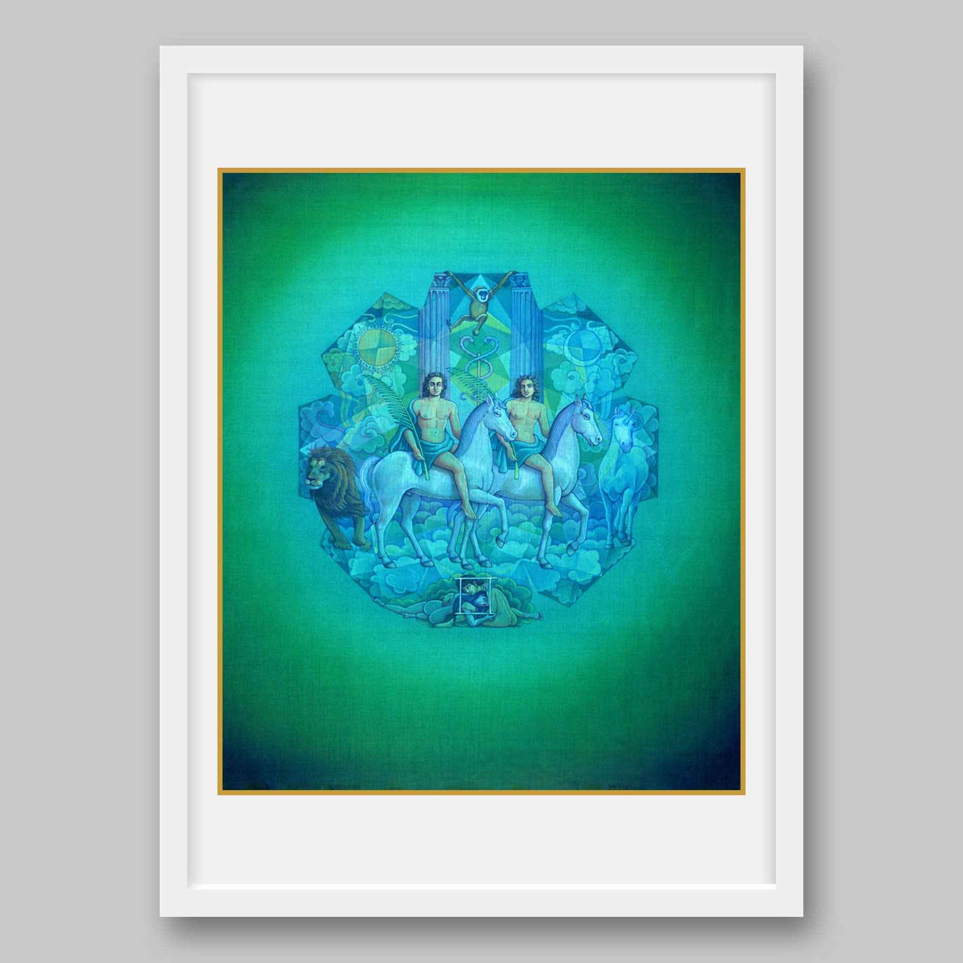 Gemini - High Quality Print of Artwork by Pieter Weltevrede - Home Decor