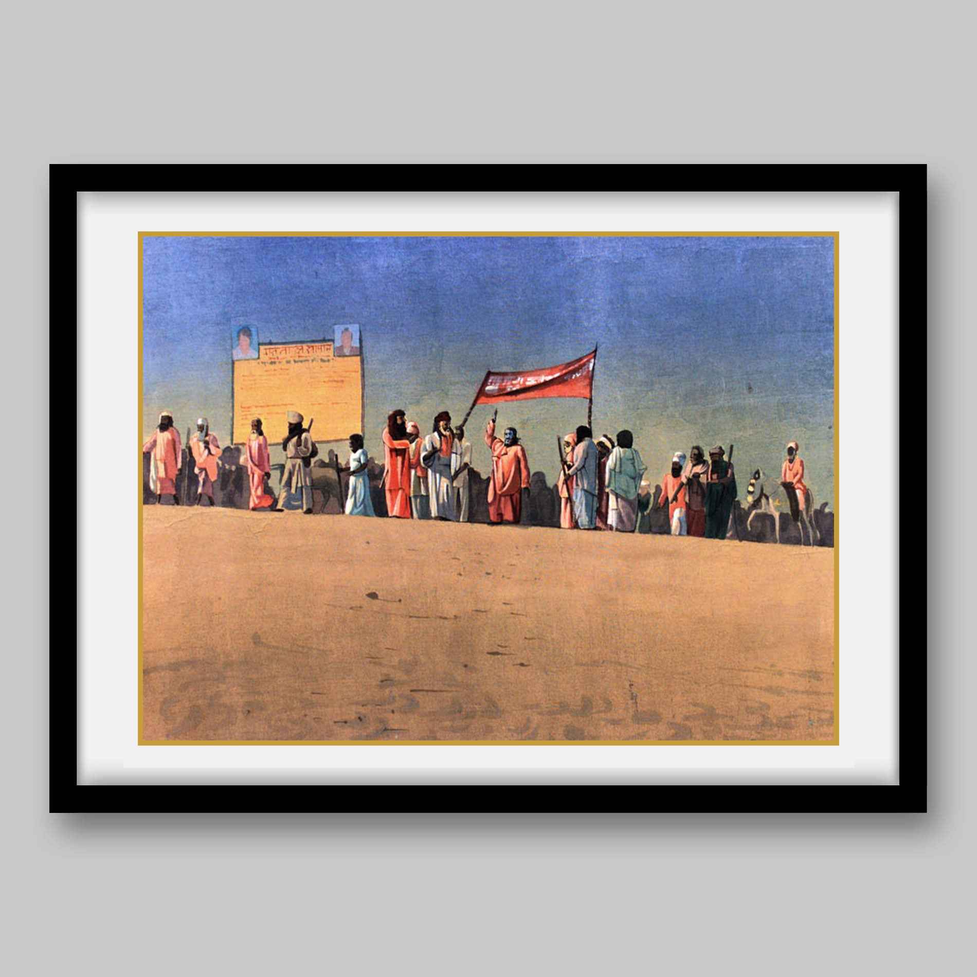 Khumbh Mela – High Quality Print of Artwork by Pieter Weltevrede