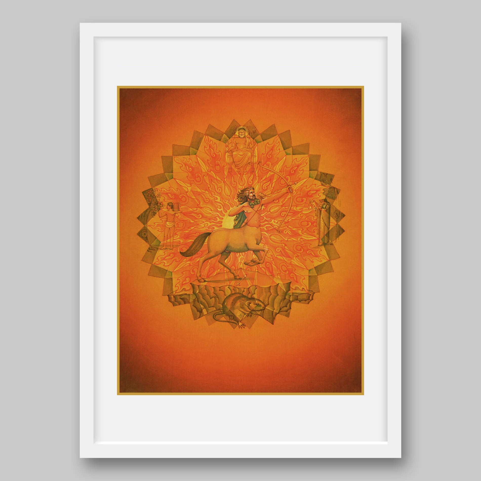 Sagittarius - High Quality Print of Artwork by Pieter Weltevrede - Home Decor - Sagar World