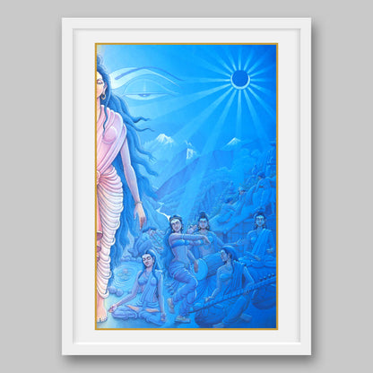 Lunar Nadi – High Quality Print of Artwork by Pieter Weltevrede - Sagar World