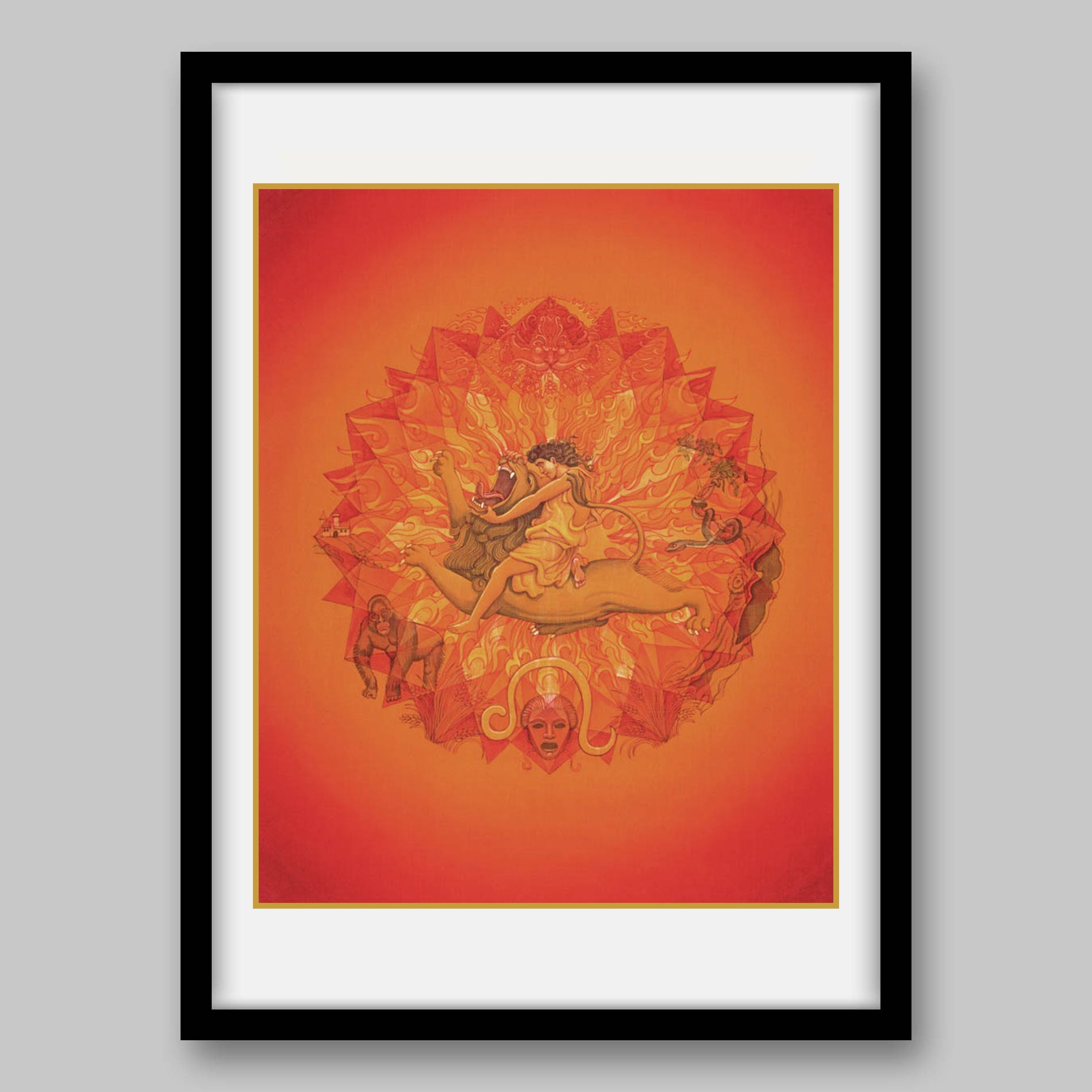 Leo - High Quality Print of Artwork by Pieter Weltevrede - Home Decor - Sagar World