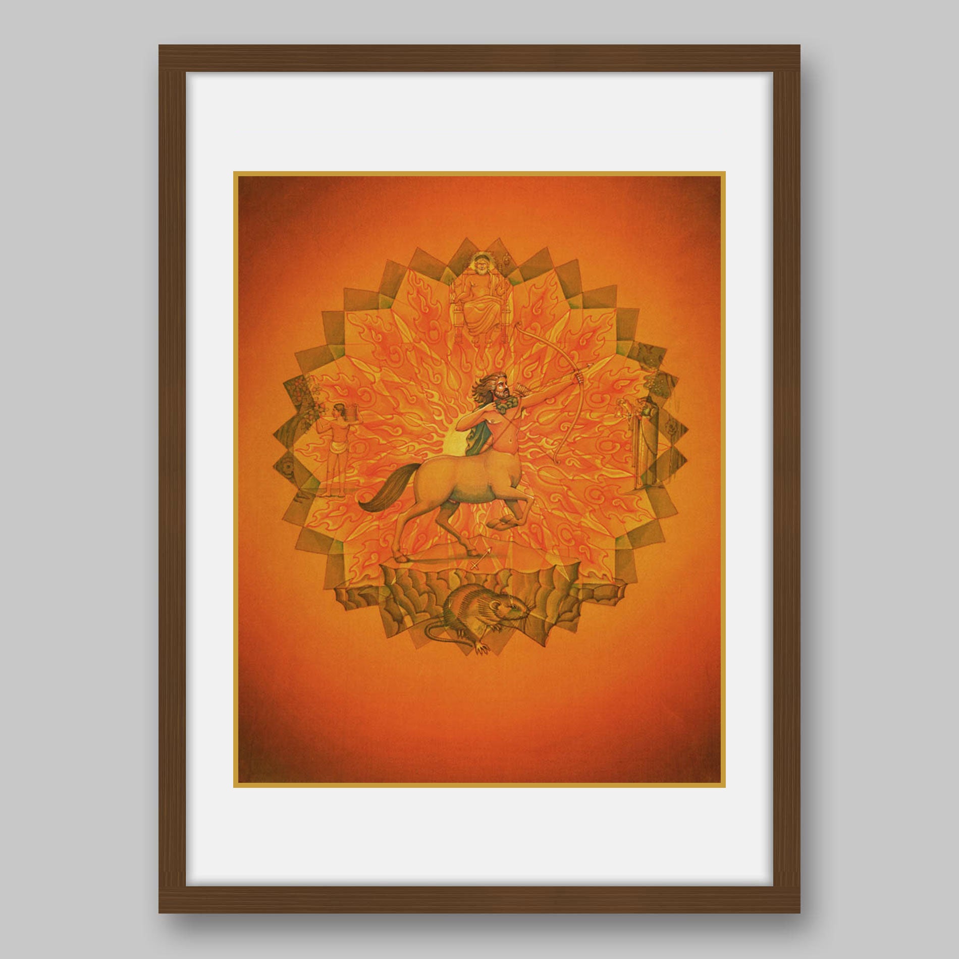 Sagittarius - High Quality Print of Artwork by Pieter Weltevrede - Home Decor - Sagar World