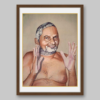 Hindu Spiritual Leader Swami Nityananda- High Quality Print of Artwork by Pieter Weltevrede