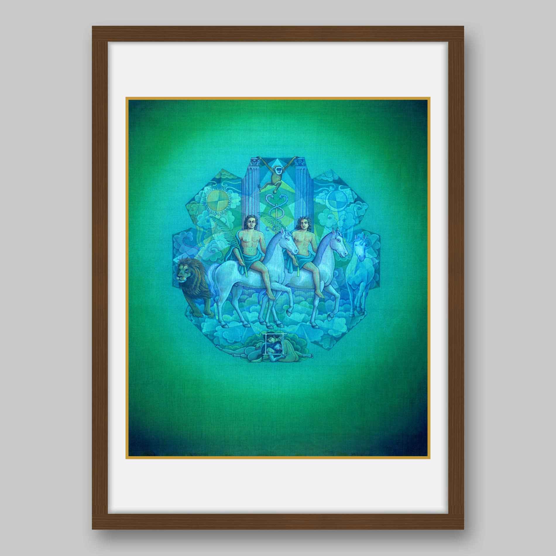 Gemini - High Quality Print of Artwork by Pieter Weltevrede - Home Decor