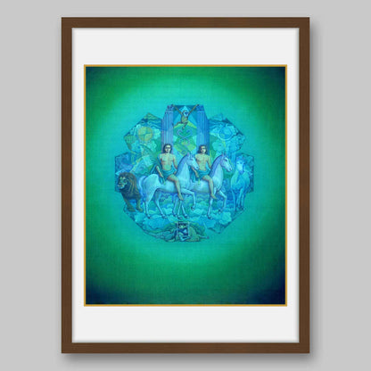 Gemini - High Quality Print of Artwork by Pieter Weltevrede - Home Decor