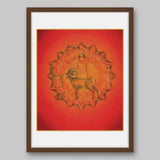 Aries- High Quality Print of Artwork by Pieter Weltevrede - Home Decor