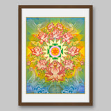 Laxmi Mandala - High Quality Print of Artwork by Pieter Weltevrede - Home Decor - Sagar World