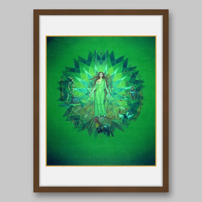 Virgo - High Quality Print of Artwork by Pieter Weltevrede - Home Decor - Sagar World