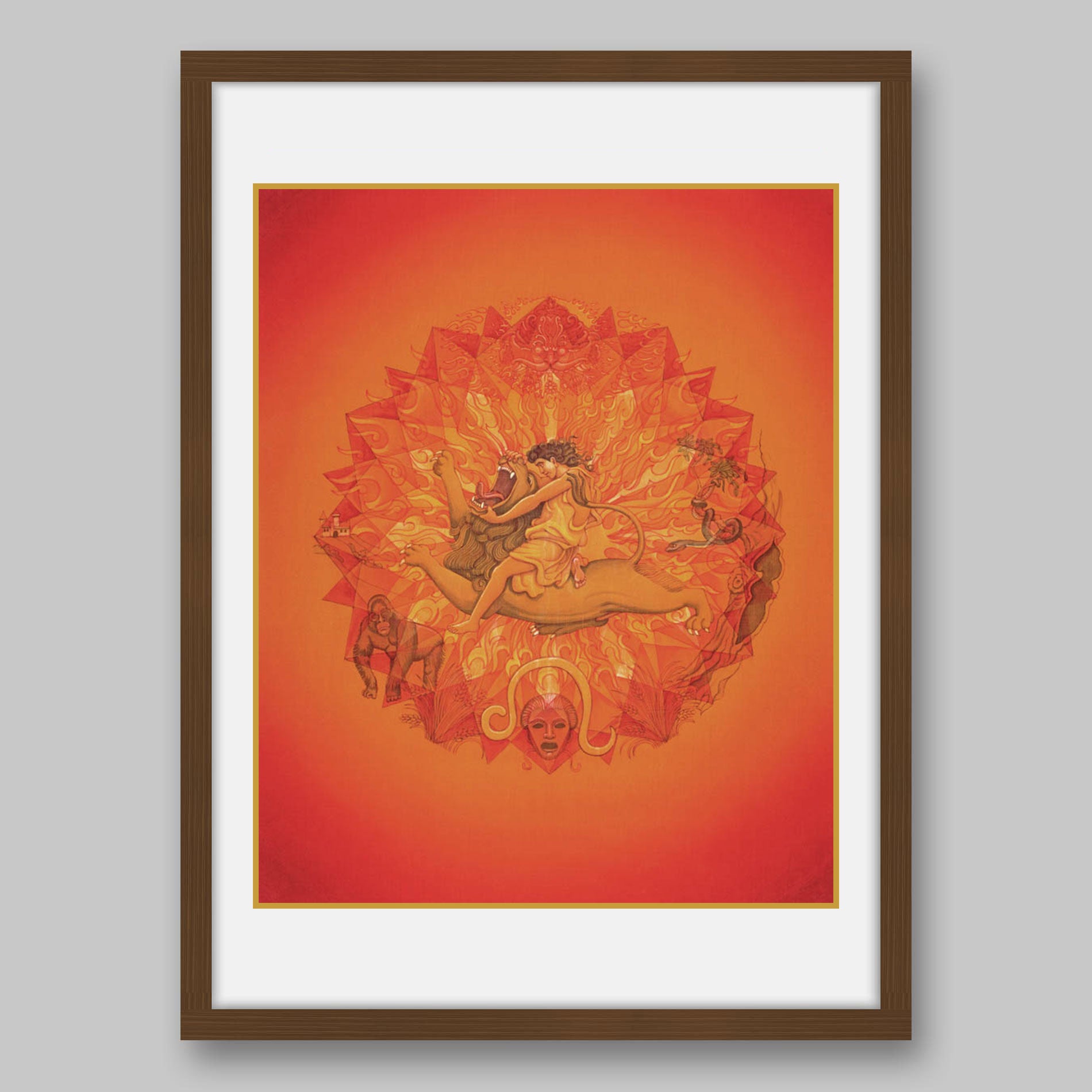 Leo - High Quality Print of Artwork by Pieter Weltevrede - Home Decor - Sagar World