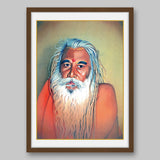 Old Sadhu - High Quality Print of Artwork by Pieter Weltevrede - Sagar World