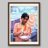 Lady with Plate - High Quality Print of Artwork by Pieter Weltevrede - Sagar World