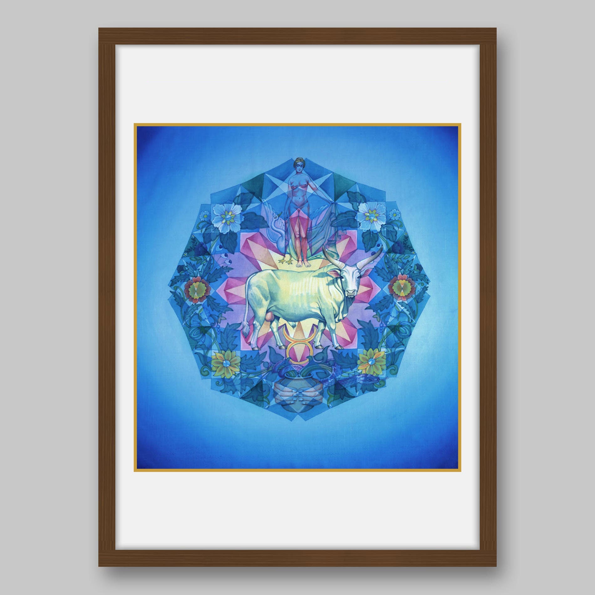 Taurus - High Quality Print of Artwork by Pieter Weltevrede - Home Decor - Sagar World