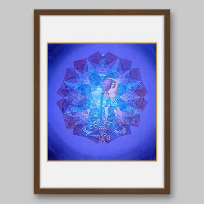 Aquarius- High Quality Print of Artwork by Pieter Weltevrede - Home Decor