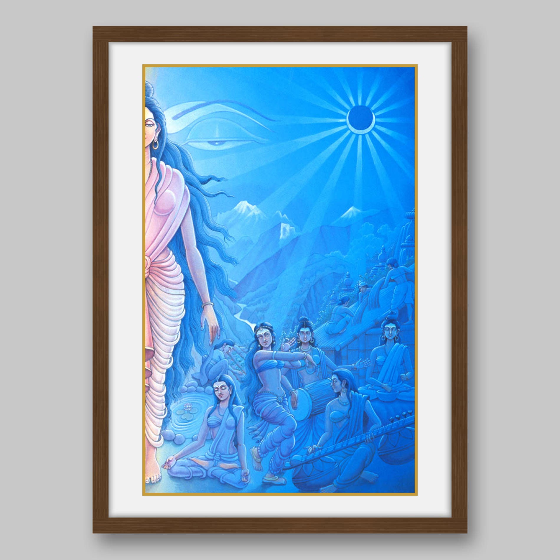 Lunar Nadi – High Quality Print of Artwork by Pieter Weltevrede - Sagar World