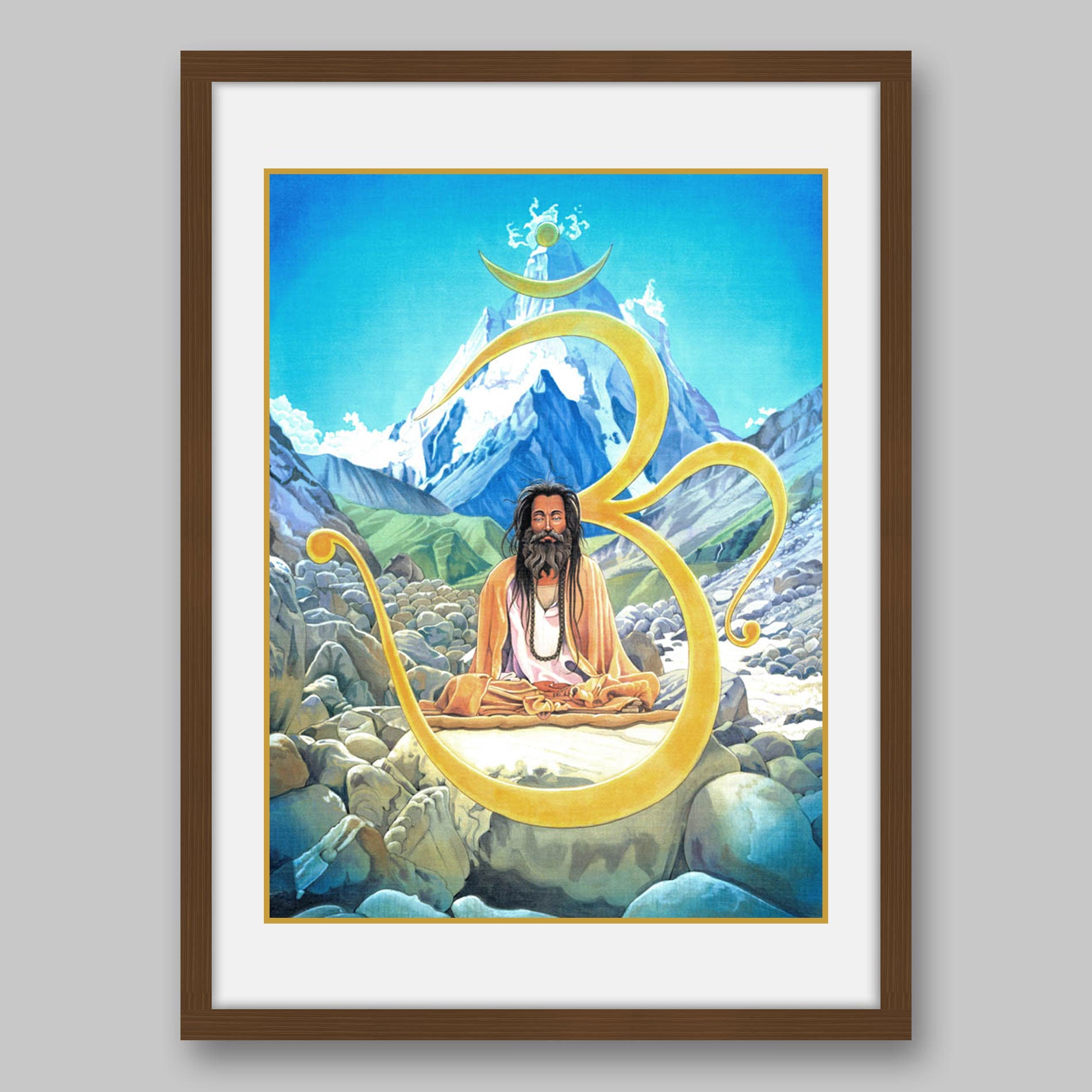 Om – Sound of the cosmos – High Quality Print of Artwork by Pieter Weltevrede - Sagar World
