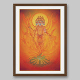 Agni – The Hindu God of Fire – High Quality Print of Artwork by Pieter Weltevrede