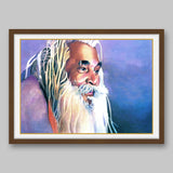 Sadhu with White Beard - High Quality Print of Artwork by Pieter Weltevrede - Sagar World