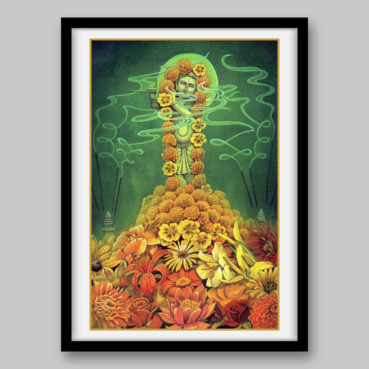Idol of Krishna – High Quality Print of Artwork by Pieter Weltevrede