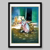 Sacred Cows - High Quality Print of Artwork by Pieter Weltevrede - Sagar World