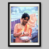 Lady with Plate - High Quality Print of Artwork by Pieter Weltevrede - Sagar World