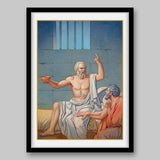 Greek Philosopher Socrates - High Quality Print of Artwork by Pieter Weltevrede