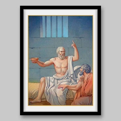 Greek Philosopher Socrates - High Quality Print of Artwork by Pieter Weltevrede