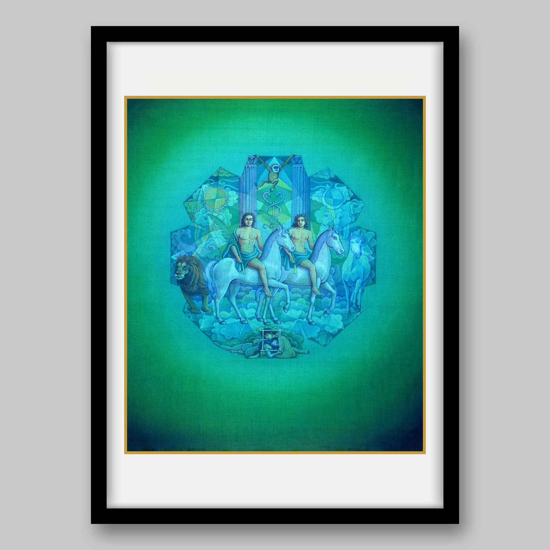 Gemini - High Quality Print of Artwork by Pieter Weltevrede - Home Decor