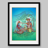 Radha Krishna - High Quality Print of Artwork by Pieter Weltevrede - Sagar World