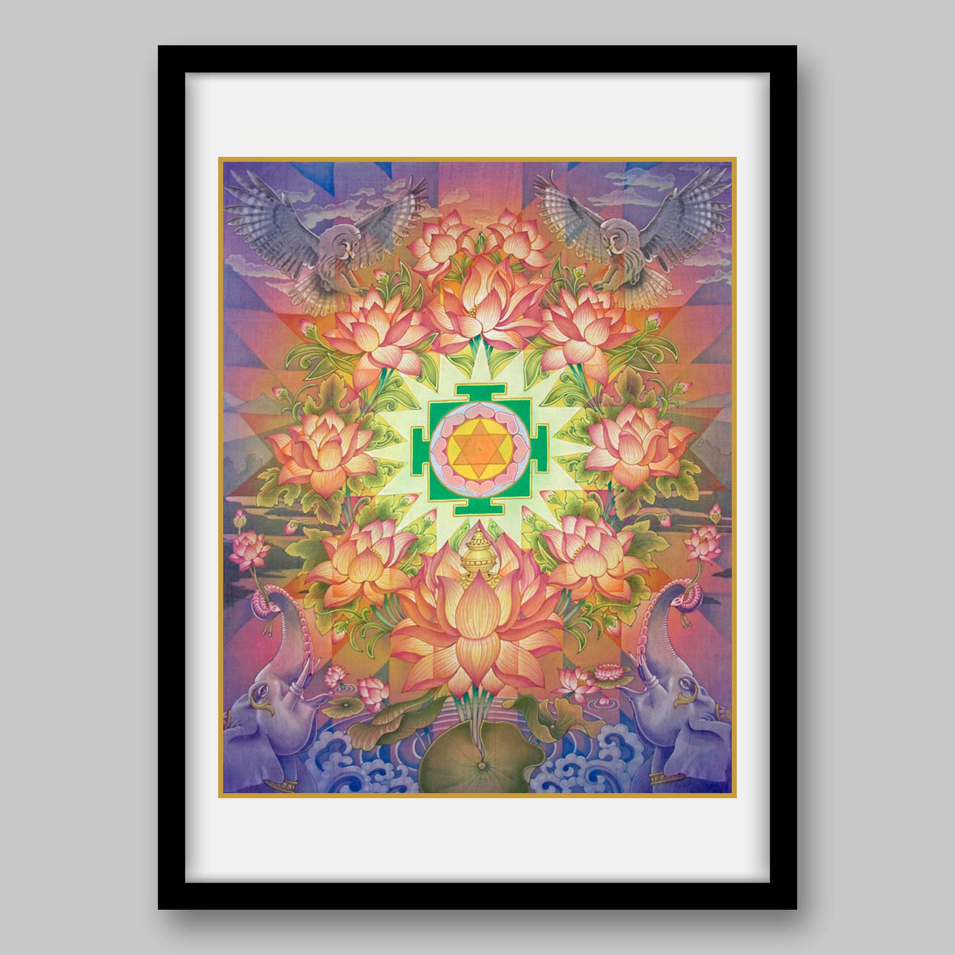 Laxmi Mandala - High Quality Print of Artwork by Pieter Weltevrede - Home Decore - Sagar World
