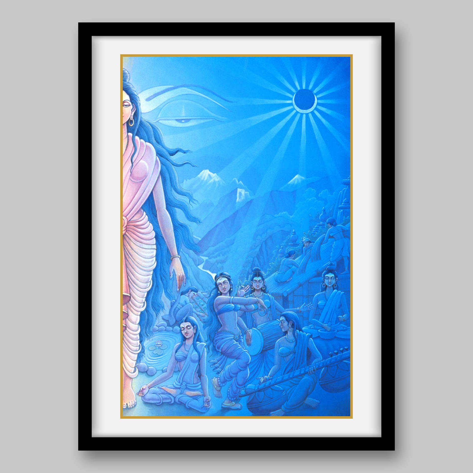 Lunar Nadi – High Quality Print of Artwork by Pieter Weltevrede - Sagar World