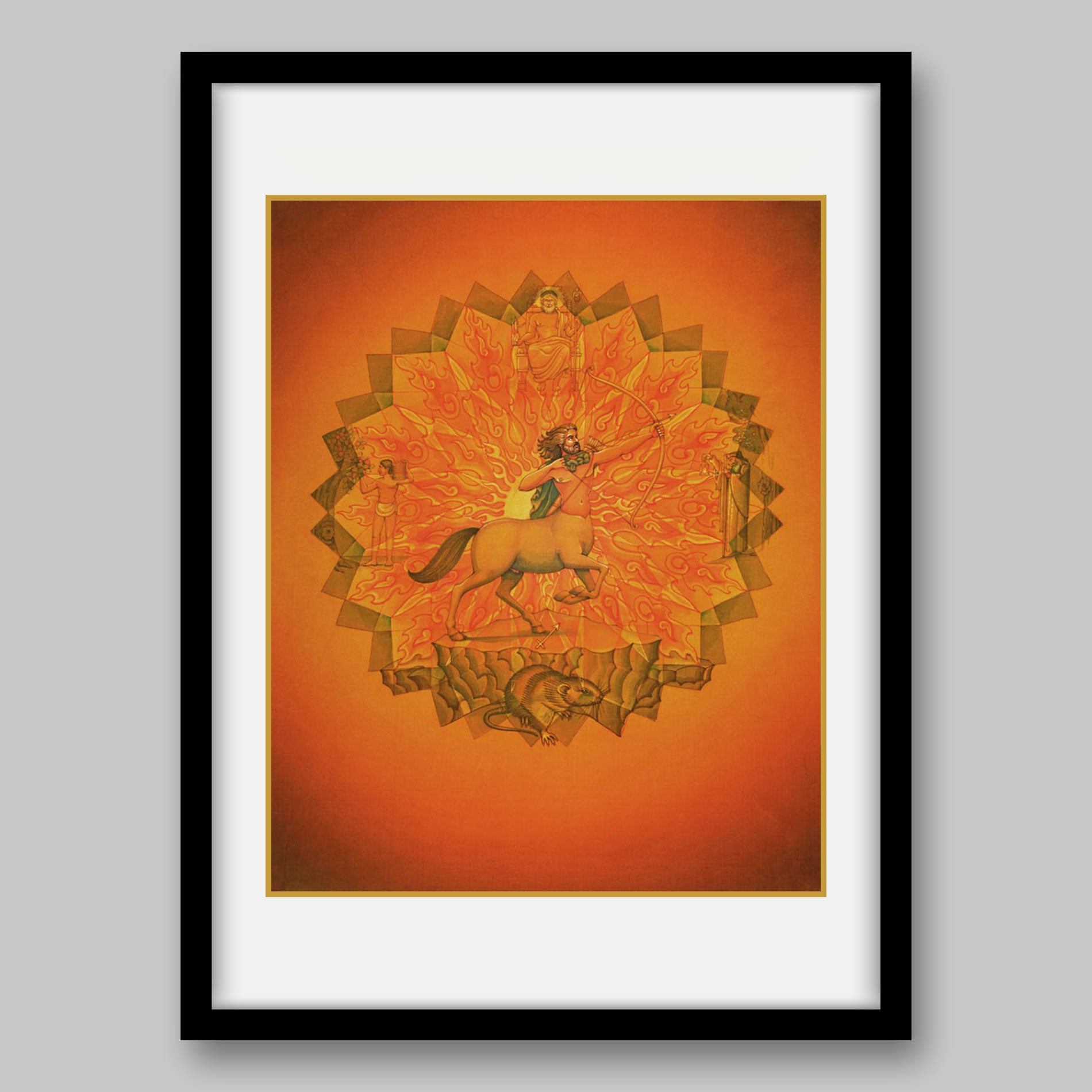 Sagittarius - High Quality Print of Artwork by Pieter Weltevrede - Home Decor - Sagar World