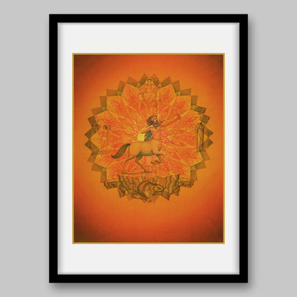 Sagittarius - High Quality Print of Artwork by Pieter Weltevrede - Home Decor - Sagar World
