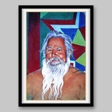 Old Sadhu with Beard- High Quality Print of Artwork by Pieter Weltevrede - Sagar World