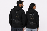 Hasta Nakshatra Hoodie – Vedic Astrology Inspired Unisex Cotton hoodie| Spiritual Minimalist Wear