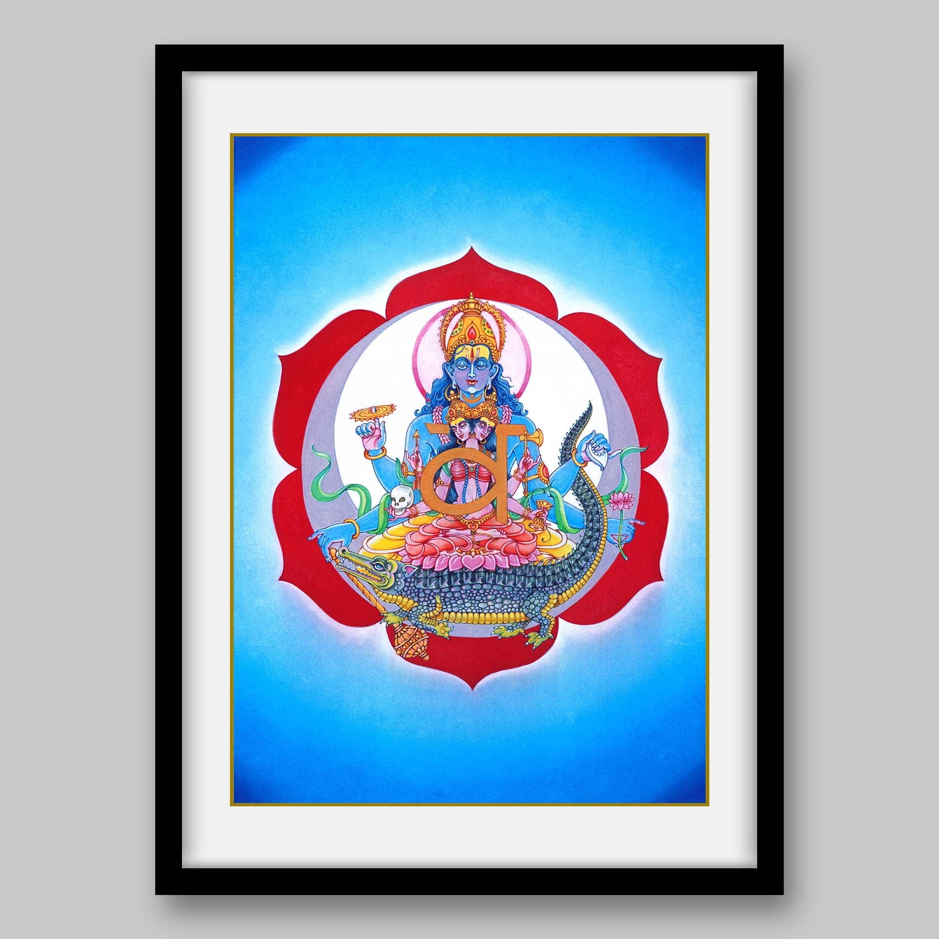 Swadisthana Chakra – High Quality Print of Artwork by Pieter Weltevrede - Home Decor - Sagar World