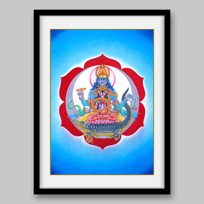Swadisthana Chakra – High Quality Print of Artwork by Pieter Weltevrede - Home Decor - Sagar World