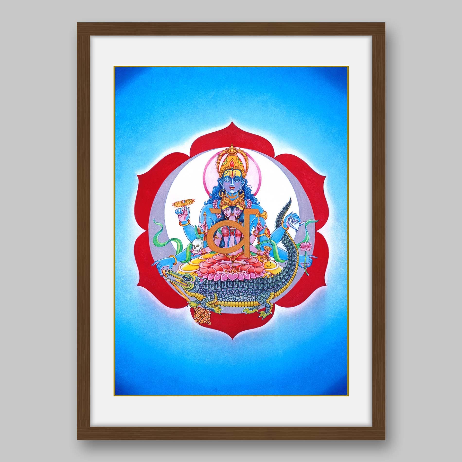 Swadisthana Chakra – High Quality Print of Artwork by Pieter Weltevrede - Home Decor - Sagar World