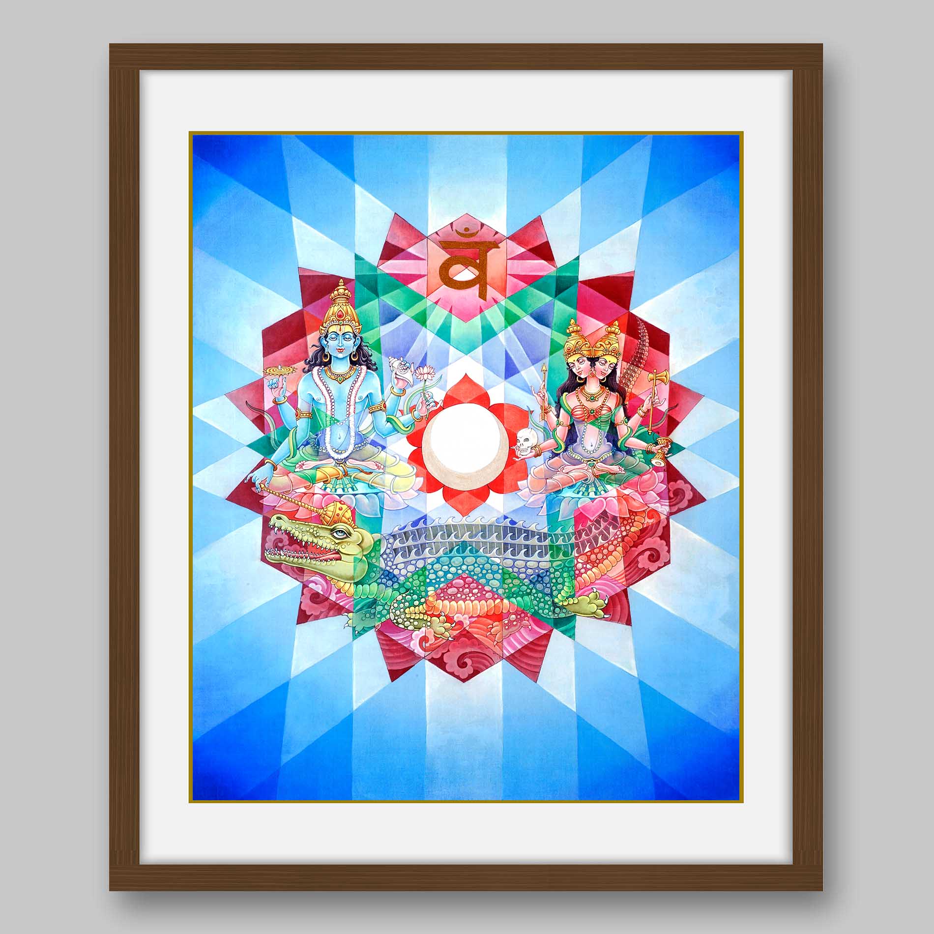 Swadisthana Chakra – High Quality Print of Artwork by Pieter Weltevrede - Home Decor - Sagar World