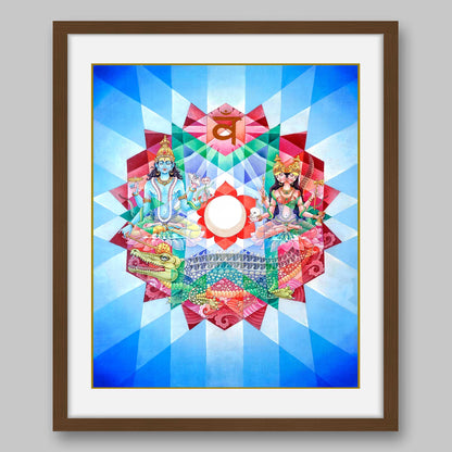 Swadisthana Chakra – High Quality Print of Artwork by Pieter Weltevrede - Home Decor - Sagar World