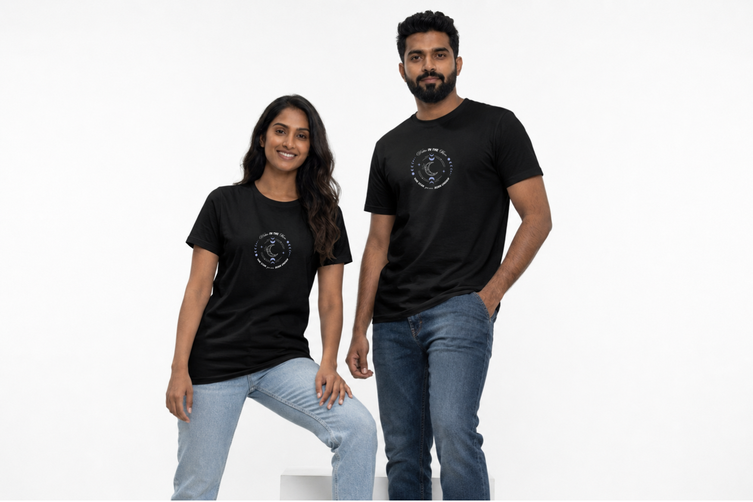 Magha Nakshatra T-Shirt – Vedic Astrology Inspired Unisex Cotton Tee | Spiritual Minimalist Wear
