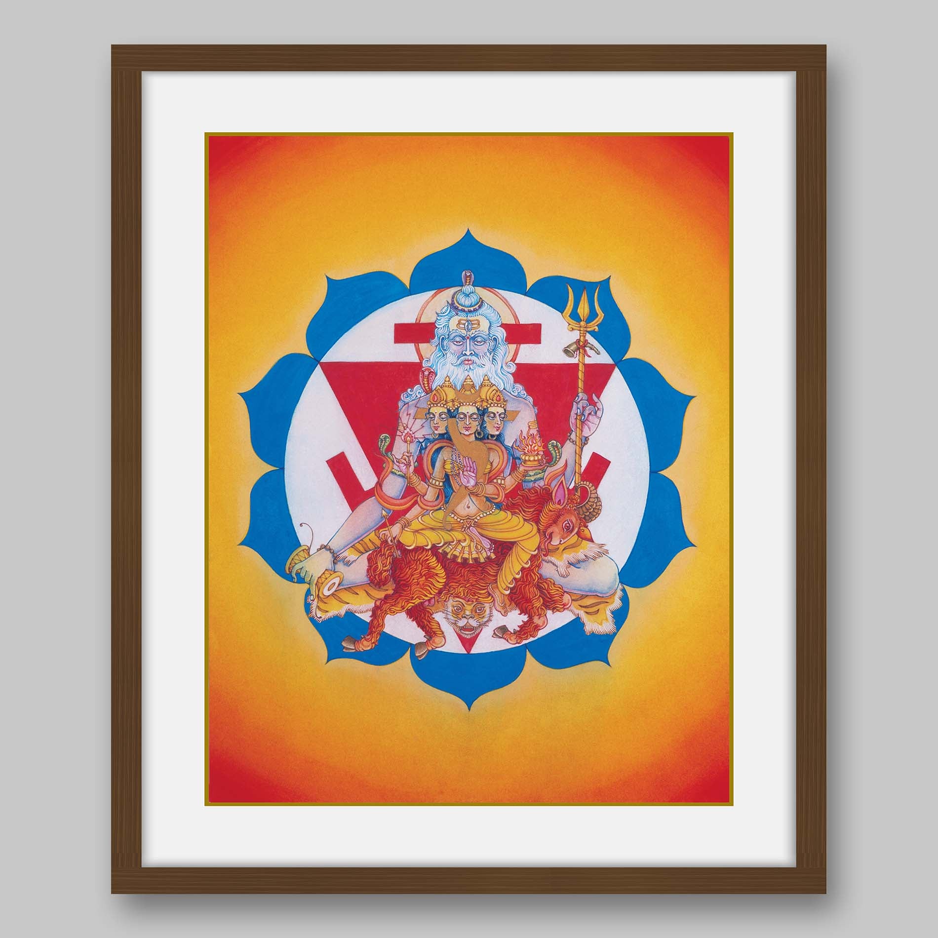 Manipura Chakra – High Quality Print of Artwork by Pieter Weltevrede - Home Decor - Sagar World