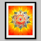 Manipura Chakra – High Quality Print of Artwork by Pieter Weltevrede - Home Decor - Sagar World