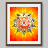 Manipura Chakra – High Quality Print of Artwork by Pieter Weltevrede - Home Decor - Sagar World
