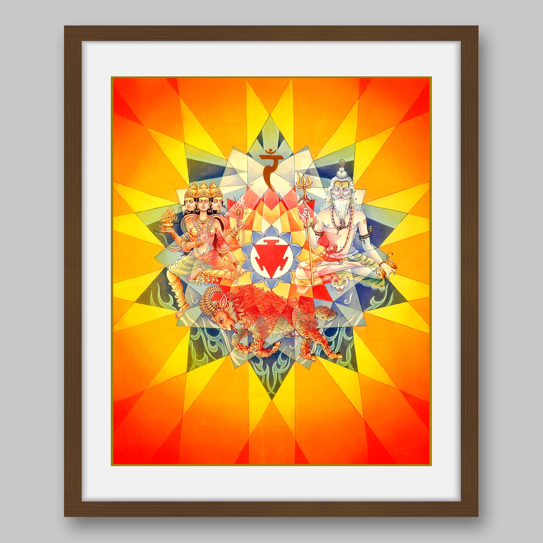 Manipura Chakra – High Quality Print of Artwork by Pieter Weltevrede - Home Decor - Sagar World