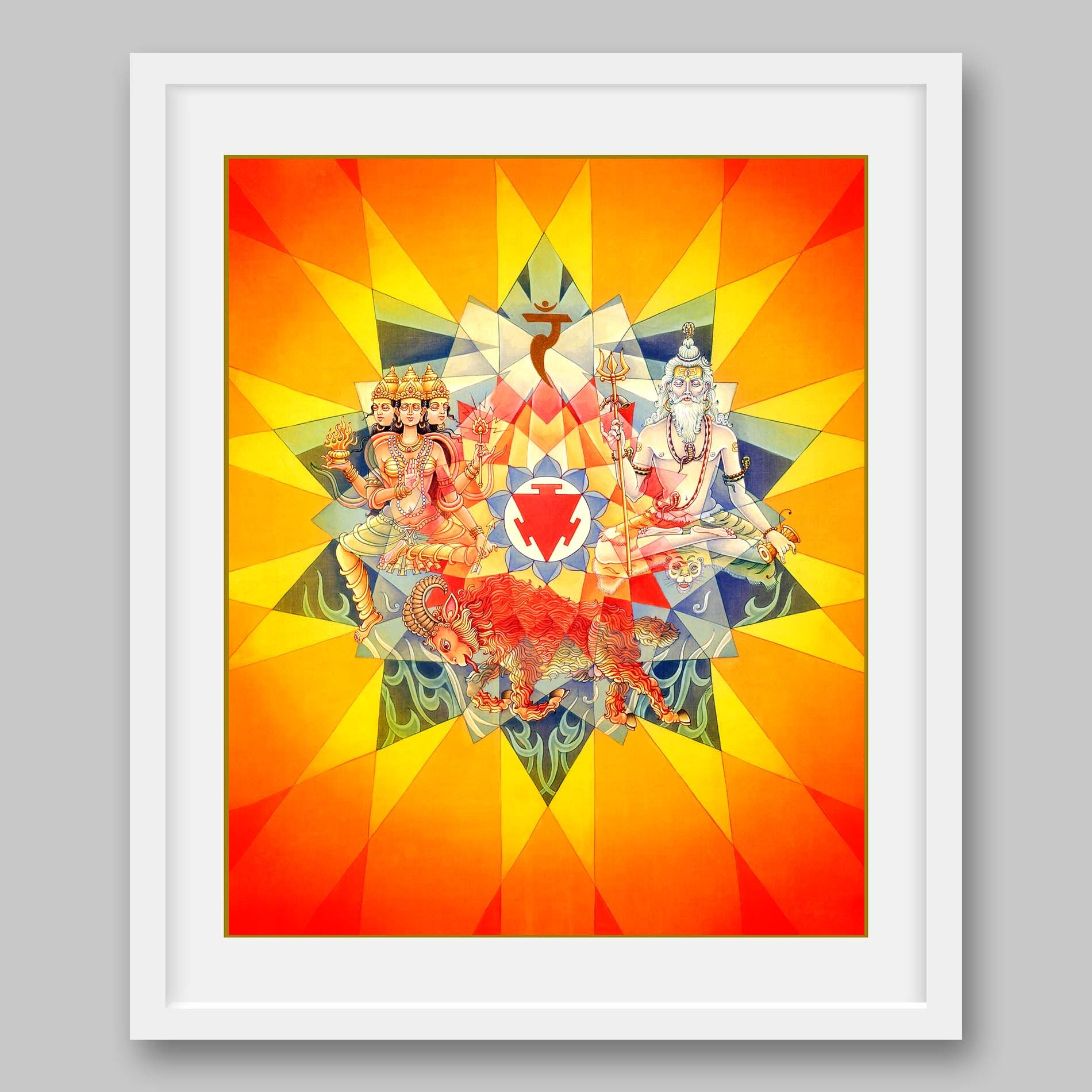 Manipura Chakra – High Quality Print of Artwork by Pieter Weltevrede - Home Decor - Sagar World