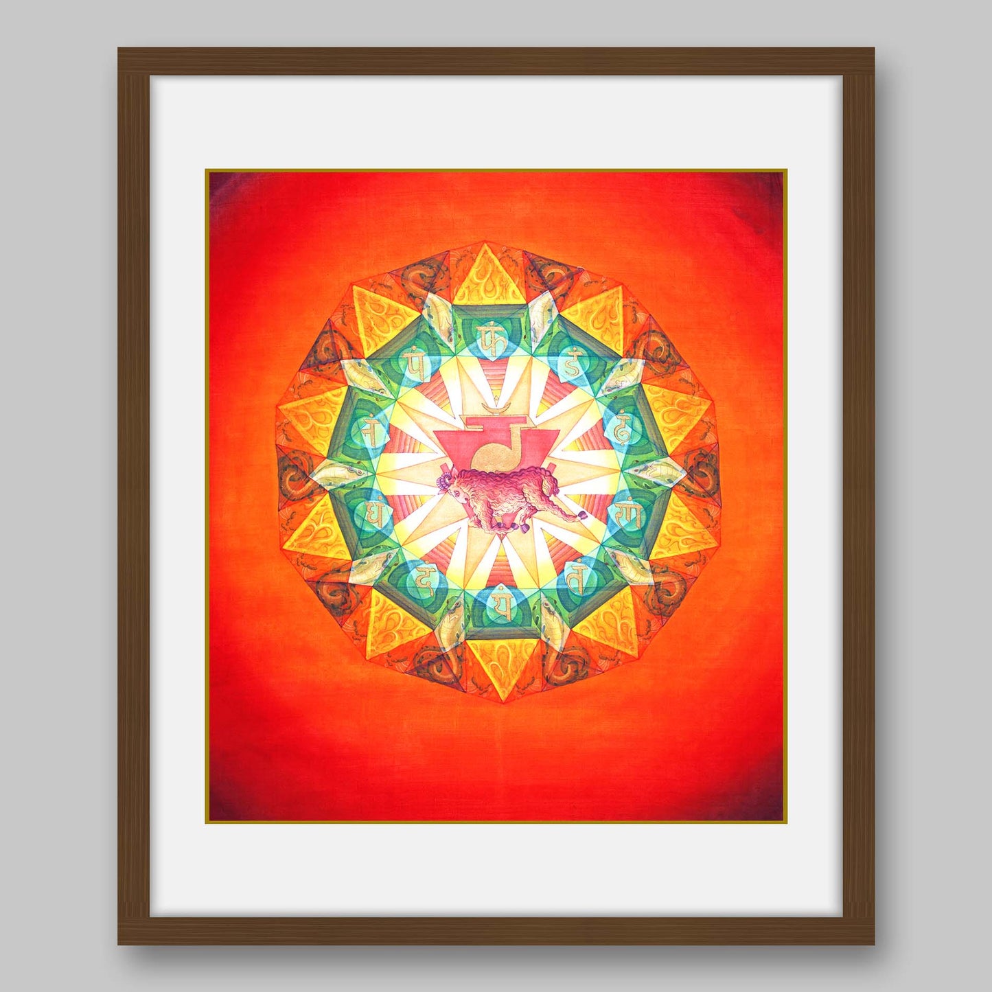 Manipura Chakra – High Quality Print of Artwork by Pieter Weltevrede - Home Decor - Sagar World