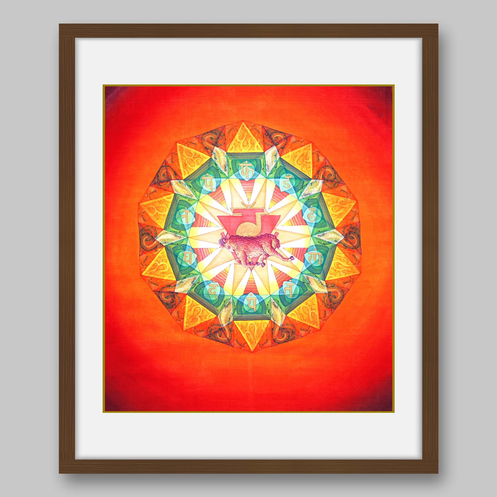 Manipura Chakra – High Quality Print of Artwork by Pieter Weltevrede - Home Decor - Sagar World